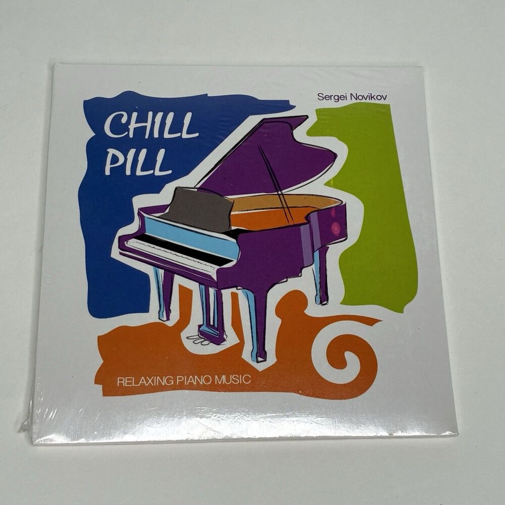 Sergei Novikov Chill Pill Relaxing Piano Music CD Brand New